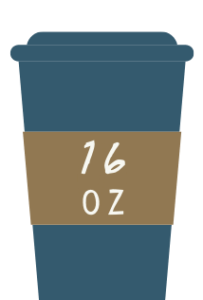 16oz coffee